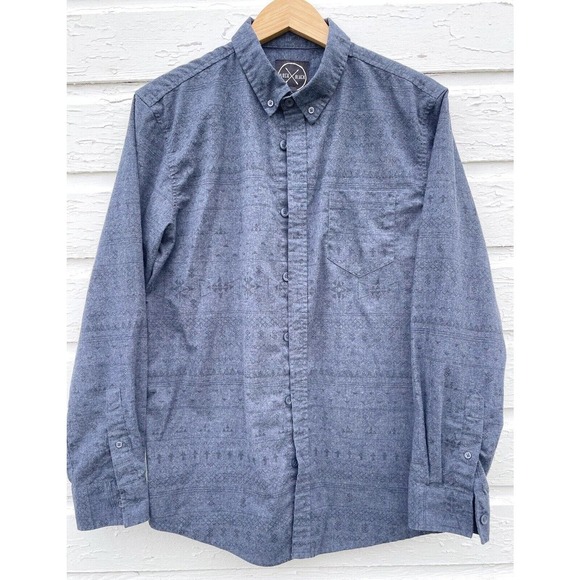Birch Black Other - Birch Black Button Down Shirt Mens Large Brushed Cotton Navajo Western Denim
